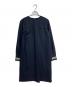 HYKE（ハイク）の古着「ウール プルオーバー ワンピース」｜ネイビー