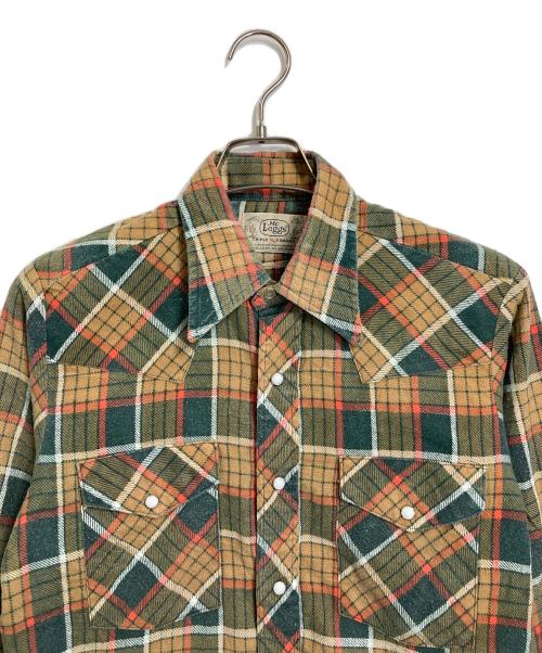 MR LEGGS（ミスターレッグス）Mr Leggs (ミスターレッグス) 【古着】70’Sウエスタンネルシャツ　70 年代 USA製 ベージュ サイズ:Mの古着・服飾アイテム