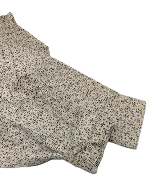 WOOLRICH（ウールリッチ）WOOLRICH (ウールリッチ) 【古着】ノーカラーシャツ　コットンシャツ　メキシコ製 アイボリー サイズ:2XLの古着・服飾アイテム