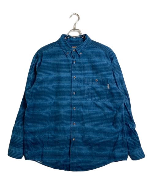 WOOLRICH（ウールリッチ）WOOLRICH (ウールリッチ) 【古着】ネルシャツ　コットンシャツ ネイビー×ブルー サイズ:XLの古着・服飾アイテム