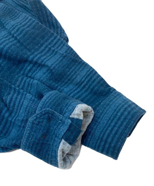 WOOLRICH（ウールリッチ）WOOLRICH (ウールリッチ) 【古着】ネルシャツ　コットンシャツ ネイビー×ブルー サイズ:XLの古着・服飾アイテム