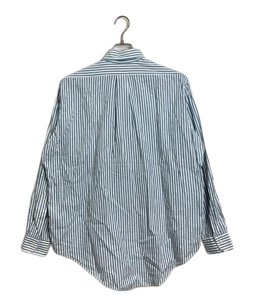 BROOKS BROTHERS（ブルックスブラザーズ）BROOKS BROTHERS (ブルックスブラザーズ) 90’SストライプBDシャツ　 90年代 markersタグ USA製 グリーン×ホワイト サイズ:16ーR（実寸参照）の古着・服飾アイテム