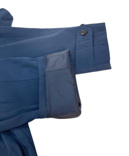 BROOKS BROTHERS（ブルックスブラザーズ）BROOKS BROTHERS (ブルックスブラザーズ) ステンカラーコート　ロングコート ネイビー サイズ:40sの古着・服飾アイテム