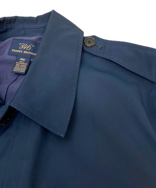 BROOKS BROTHERS（ブルックスブラザーズ）BROOKS BROTHERS (ブルックスブラザーズ) ステンカラーコート　ロングコート ネイビー サイズ:40sの古着・服飾アイテム