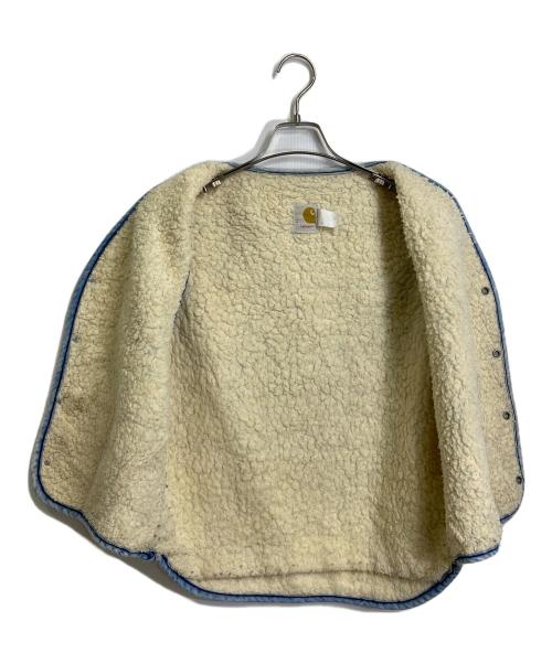 CarHartt（カーハート）CarHartt (カーハート) 【古着】70’Ｓデニムボアベスト　 70年代 プリントタグ ブルー サイズ:Lの古着・服飾アイテム