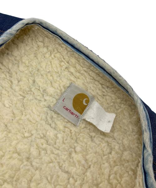 CarHartt（カーハート）CarHartt (カーハート) 【古着】70’Ｓデニムボアベスト　 70年代 プリントタグ ブルー サイズ:Lの古着・服飾アイテム