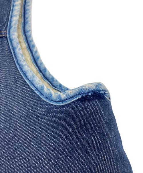 CarHartt（カーハート）CarHartt (カーハート) 【古着】70’Ｓデニムボアベスト　 70年代 プリントタグ ブルー サイズ:Lの古着・服飾アイテム
