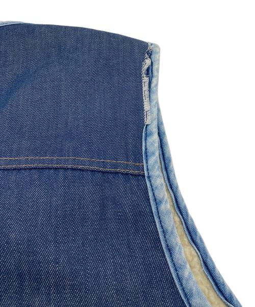 CarHartt（カーハート）CarHartt (カーハート) 【古着】70’Ｓデニムボアベスト　 70年代 プリントタグ ブルー サイズ:Lの古着・服飾アイテム