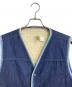 CarHartt (カーハート) 【古着】70’Ｓデニムボアベスト　 70年代 プリントタグ ブルー サイズ:L：6000円
