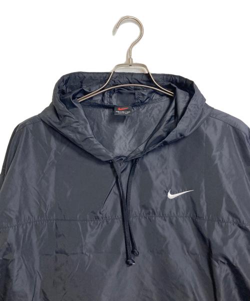 NIKE（ナイキ）NIKE (ナイキ) 【古着】90'ｓバックスウッシュアノラックパーカー　 黒タグ 裾ドローコード付き ブラック サイズ:Mの古着・服飾アイテム
