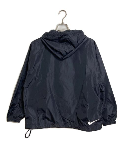 NIKE（ナイキ）NIKE (ナイキ) 【古着】90'ｓバックスウッシュアノラックパーカー　 黒タグ 裾ドローコード付き ブラック サイズ:Mの古着・服飾アイテム