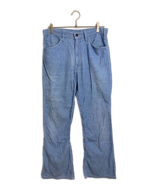 LEVI'S（リーバイス）LEVI'S (リーバイス) 【古着】70’Sコーデュロイフレアパンツ　70年代　ボタン裏54 78年製 タロン42 ブルー サイズ:W32の古着・服飾アイテム