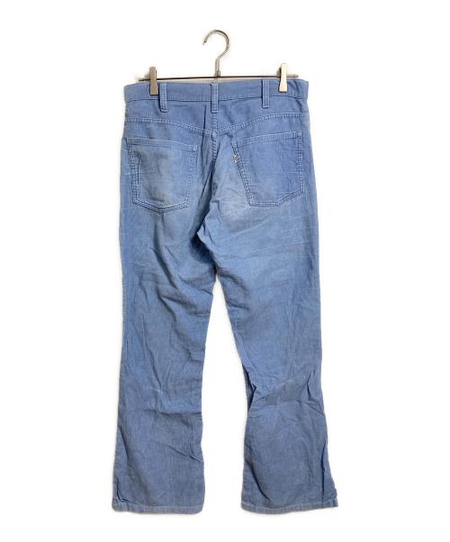 LEVI'S（リーバイス）LEVI'S (リーバイス) 【古着】70’Sコーデュロイフレアパンツ　70年代　ボタン裏54 78年製 タロン42 ブルー サイズ:W32の古着・服飾アイテム