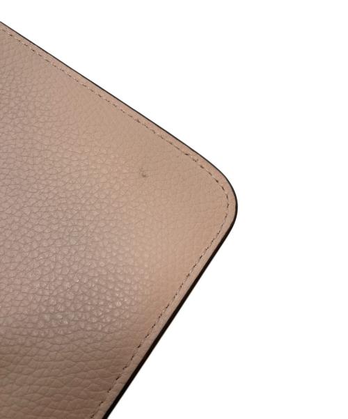 TORY BURCH（トリーバーチ）TORY BURCH (トリーバーチ) ショルダーポーチ スマートフォンケース ロビンソン　ミニバッグ　ショルダーバッグ ピンク サイズ:実寸参照の古着・服飾アイテム