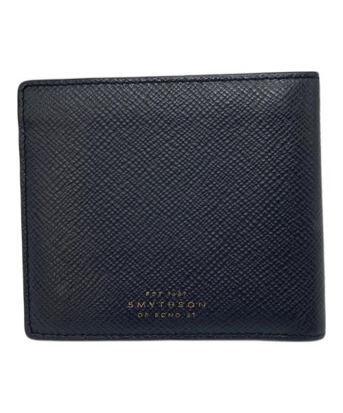 SMYTHSON（スマイソン）SMYTHSON (スマイソン) 2つ折り財布　 ブラック サイズ:実寸参照の古着・服飾アイテム