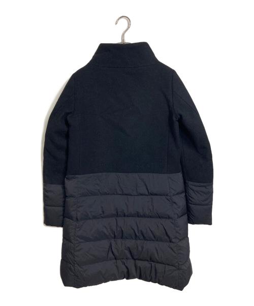 HERNO（ヘルノ）HERNO (ヘルノ) ダウンコート　ウール切替コート ブラック サイズ:40の古着・服飾アイテム