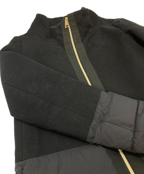 HERNO（ヘルノ）HERNO (ヘルノ) ダウンコート　ウール切替コート ブラック サイズ:40の古着・服飾アイテム