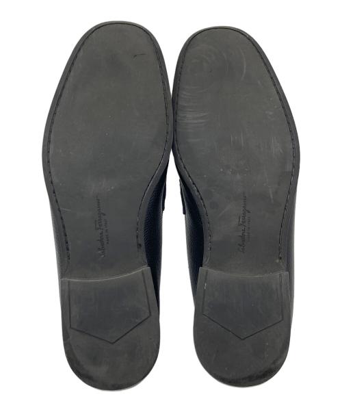 Salvatore Ferragamo（サルヴァトーレ フェラガモ）Salvatore Ferragamo (サルヴァトーレ フェラガモ) ガンチーニビットローファー　ローファー　ビジネスシューズ　イタリア製 ブラック サイズ:UK6 1/2 2Eの古着・服飾アイテム