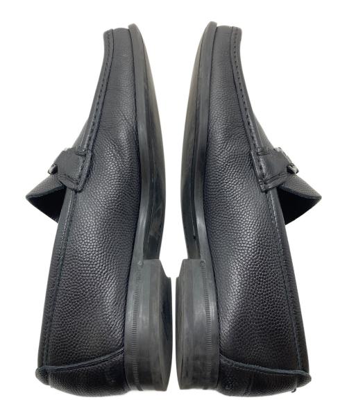 Salvatore Ferragamo（サルヴァトーレ フェラガモ）Salvatore Ferragamo (サルヴァトーレ フェラガモ) ガンチーニビットローファー　ローファー　ビジネスシューズ　イタリア製 ブラック サイズ:UK6 1/2 2Eの古着・服飾アイテム
