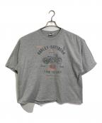 HARLEY-DAVIDSONハーレーダビッドソン）の古着「【古着】プリントTシャツ　半袖カットソー　Tシャツ　Tee  HANESボディ」｜グレー