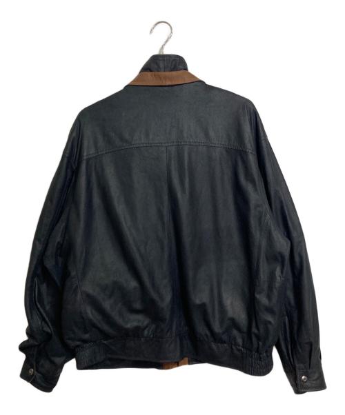 remy（レミ）remy (レミ) レザージャケット　レトロジャケット　USA製 ブラック サイズ:44の古着・服飾アイテム