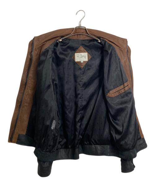 remy（レミ）remy (レミ) レザージャケット　レトロジャケット　USA製 ブラック サイズ:44の古着・服飾アイテム