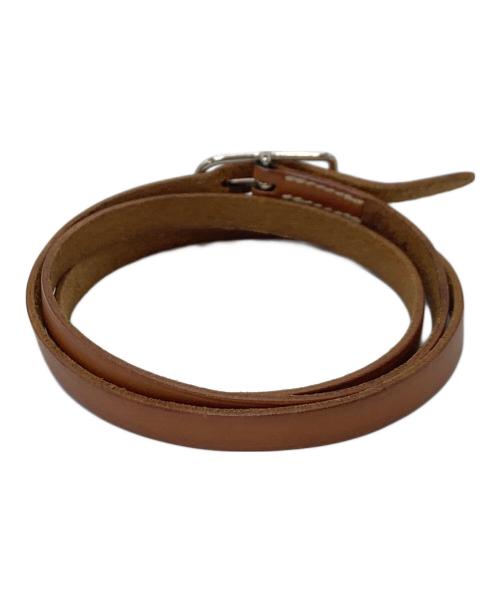 HERMES（エルメス）HERMES (エルメス) アピ1 ブレスレット　レザーブレスレット　 ブラウン サイズ:実寸参照の古着・服飾アイテム