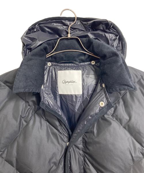 Gymphlex（ジムフレックス）Gymphlex (ジムフレックス) NYLON TAFFETA QUILT DOWN JACKET  キルティングダウンジャケット　キルティングジャケット　アウター ブラック サイズ:Lの古着・服飾アイテム