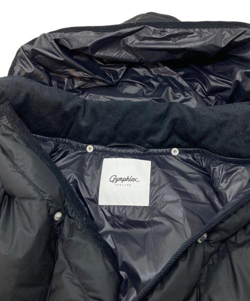 Gymphlex（ジムフレックス）Gymphlex (ジムフレックス) NYLON TAFFETA QUILT DOWN JACKET  キルティングダウンジャケット　キルティングジャケット　アウター ブラック サイズ:Lの古着・服飾アイテム