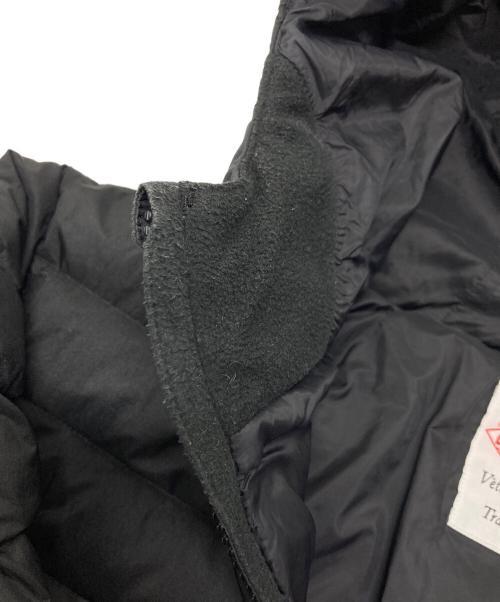 DANTON（ダントン）DANTON (ダントン) ダウンコート MIDDLE DOWN ロングコート　ダブルジップ ブラック サイズ:36の古着・服飾アイテム