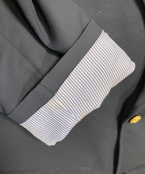 Gymphlex（ジムフレックス）Gymphlex (ジムフレックス) ダブルブレストブレザー　アウター　ライトアウター ネイビー サイズ:Lの古着・服飾アイテム