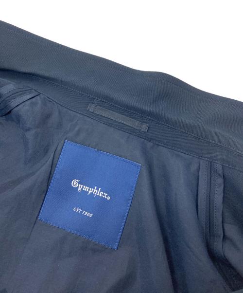 Gymphlex（ジムフレックス）Gymphlex (ジムフレックス) ダブルブレストブレザー　アウター　ライトアウター ネイビー サイズ:Lの古着・服飾アイテム