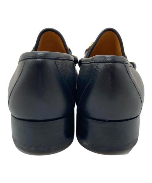 GUCCI（グッチ）GUCCI (グッチ) 【OLD】60’S～70’S シェリーラインビットローファー　ローファー　イタリア製　60~70年代 ブラック サイズ:43 1/2の古着・服飾アイテム