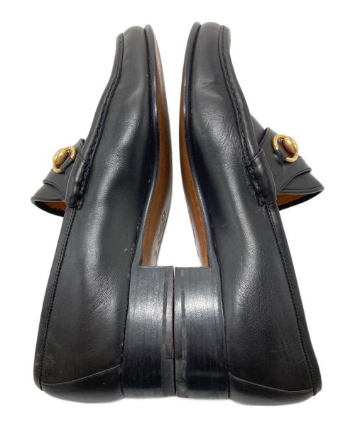 GUCCI（グッチ）GUCCI (グッチ) 【OLD】60’S～70’S シェリーラインビットローファー　ローファー　イタリア製　60~70年代 ブラック サイズ:43 1/2の古着・服飾アイテム