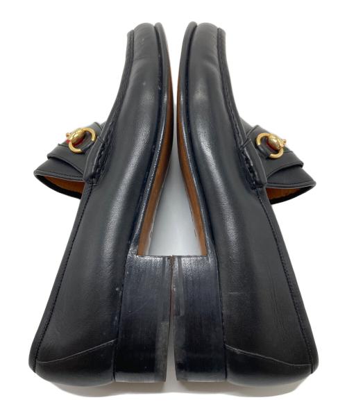 GUCCI（グッチ）GUCCI (グッチ) 【OLD】60’S～70’S シェリーラインビットローファー　ローファー　イタリア製　60~70年代 ブラック サイズ:43 1/2の古着・服飾アイテム