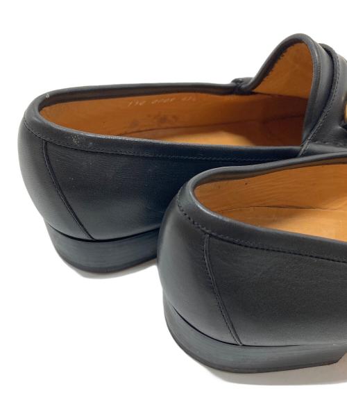 GUCCI（グッチ）GUCCI (グッチ) 【OLD】60’S～70’S シェリーラインビットローファー　ローファー　イタリア製　60~70年代 ブラック サイズ:43 1/2の古着・服飾アイテム