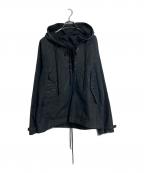 SWAGGERスワッガー）の古着「U.S.NAVY 米国海軍プルオーバーレースアップ スモック」｜ブラック