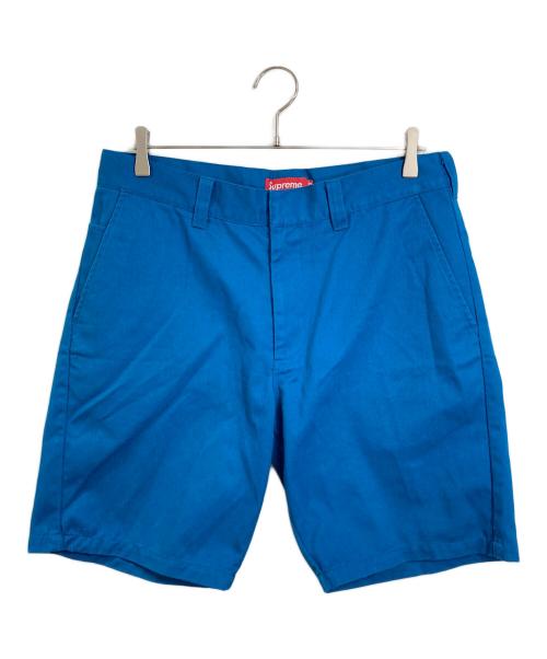 SUPREME（シュプリーム）SUPREME (シュプリーム) ワークショーツ　ハーフパンチ ブルー サイズ:32の古着・服飾アイテム