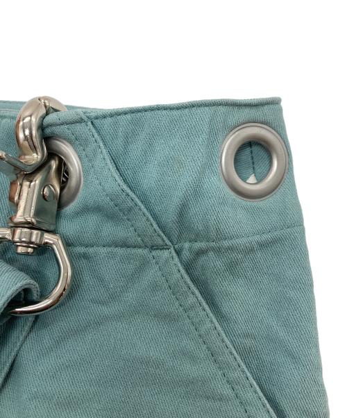 JPG JEANS（ジェーピージージーンズ）JPG JEANS (ジェーピージージーンズ) ラップスカート　巻きスカート　デザインスカート　ロングスカート　日本製 ブルー サイズ:42の古着・服飾アイテム