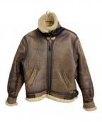 SCHOTT BROS.ショット）の古着「B-3フライトジャケット　アウター　USA製」｜ブラウン