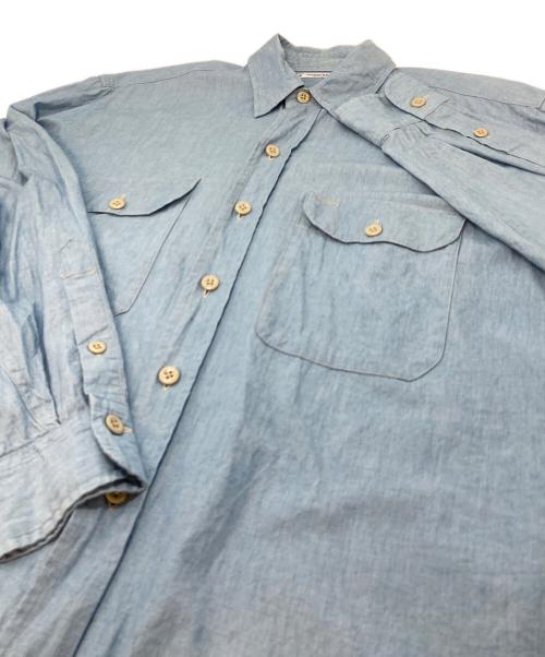 MAATEE&SONS（マーティーアンドサンズ）MAATEE&SONS (マーティーアンドサンズ) WORK SHIRTS 長袖シャツ ブルー サイズ:1の古着・服飾アイテム