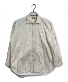 ENCOMING（インカミング）の古着「CLASSIC LONG SLEEVE SHIRT  クラシックロングスリーブシャツ  長袖シャツ　日本製」｜アイボリー