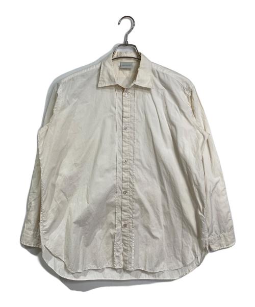 ENCOMING（インカミング）ENCOMING (インカミング) CLASSIC LONG SLEEVE SHIRT  クラシックロングスリーブシャツ  長袖シャツ　日本製 アイボリー サイズ:Sの古着・服飾アイテム