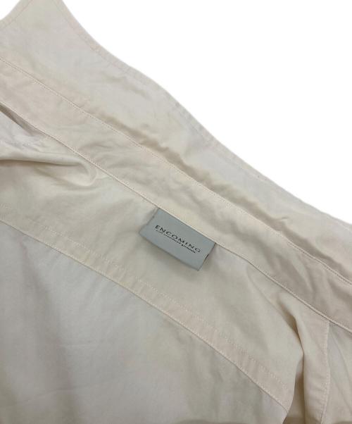 ENCOMING（インカミング）ENCOMING (インカミング) CLASSIC LONG SLEEVE SHIRT  クラシックロングスリーブシャツ  長袖シャツ　日本製 アイボリー サイズ:Sの古着・服飾アイテム