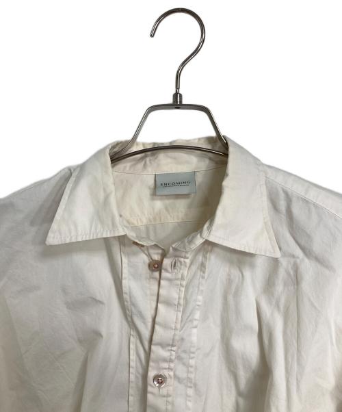 ENCOMING（インカミング）ENCOMING (インカミング) CLASSIC LONG SLEEVE SHIRT  クラシックロングスリーブシャツ  長袖シャツ　日本製 アイボリー サイズ:Sの古着・服飾アイテム