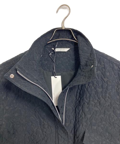 par jacquard（パア ジャカール）par jacquard (パア ジャカール) Jeanne jacquard blouson  ジャンヌ ジャカード ジャケット アウター　ライトアウター　ダブルジップ ブラック サイズ:Sの古着・服飾アイテム