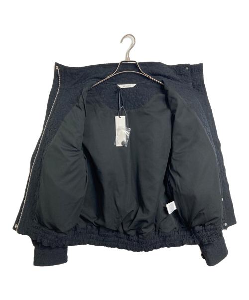 par jacquard（パア ジャカール）par jacquard (パア ジャカール) Jeanne jacquard blouson  ジャンヌ ジャカード ジャケット アウター　ライトアウター　ダブルジップ ブラック サイズ:Sの古着・服飾アイテム