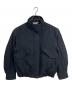 par jacquard（パア ジャカール）の古着「Jeanne jacquard blouson  ジャンヌ ジャカード ジャケット アウター　ライトアウター　ダブルジップ」｜ブラック