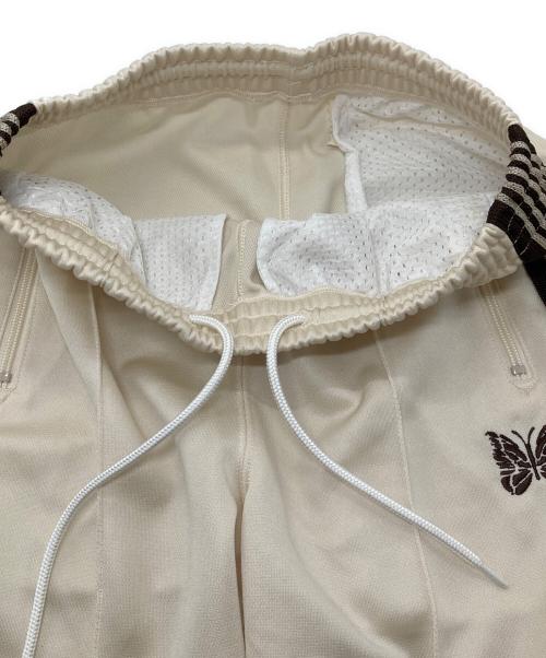 Needles（ニードルズ）Needles (ニードルズ) トラックパンツ　ジャージ　サイドラインパンツ　日本製 アイボリー×ブラウン サイズ:XSの古着・服飾アイテム