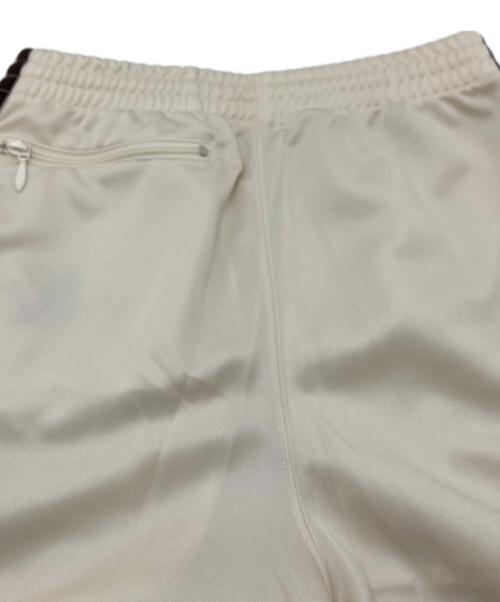 Needles（ニードルズ）Needles (ニードルズ) トラックパンツ　ジャージ　サイドラインパンツ　日本製 アイボリー×ブラウン サイズ:XSの古着・服飾アイテム